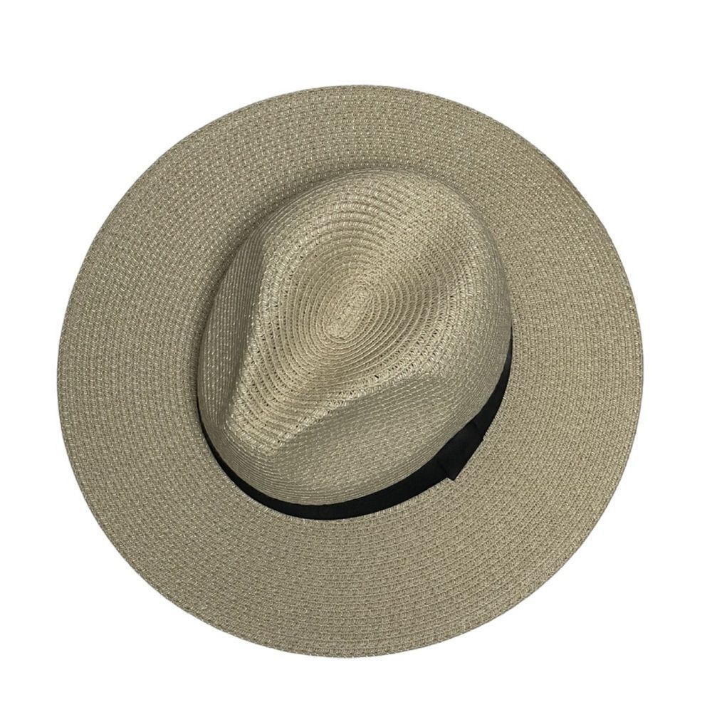 Cupshe Black Band Wide Brim Straw Hat or Panama Hat (NWT) - Picture 5 of 9